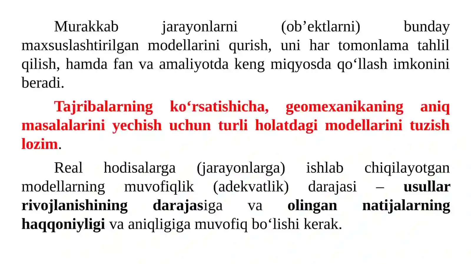 Geomexanik jarayonlarni tadqiq qilish usullari 3
