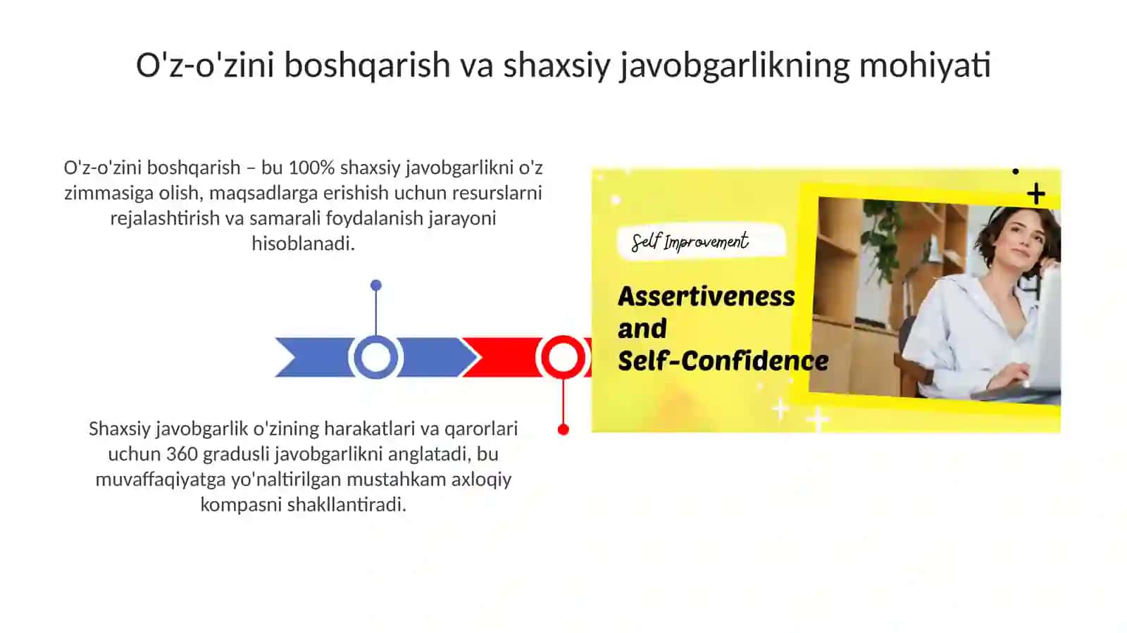 O'z-o'zini boshqarish va samadorlik uchun javobgarlik 3