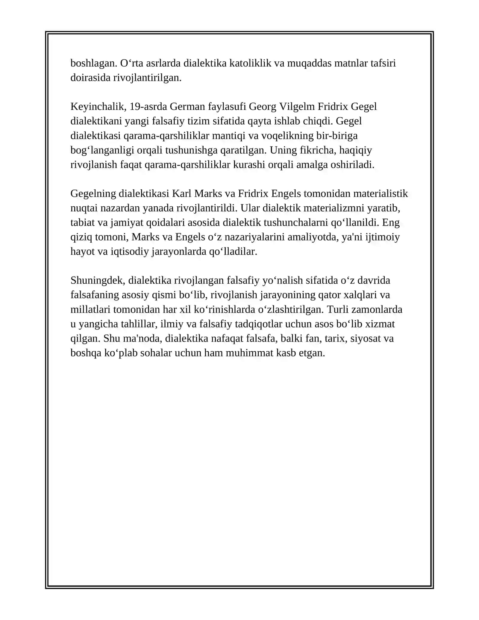 DIALEKTIKA RIVOJLANISH FALSAFASI 3