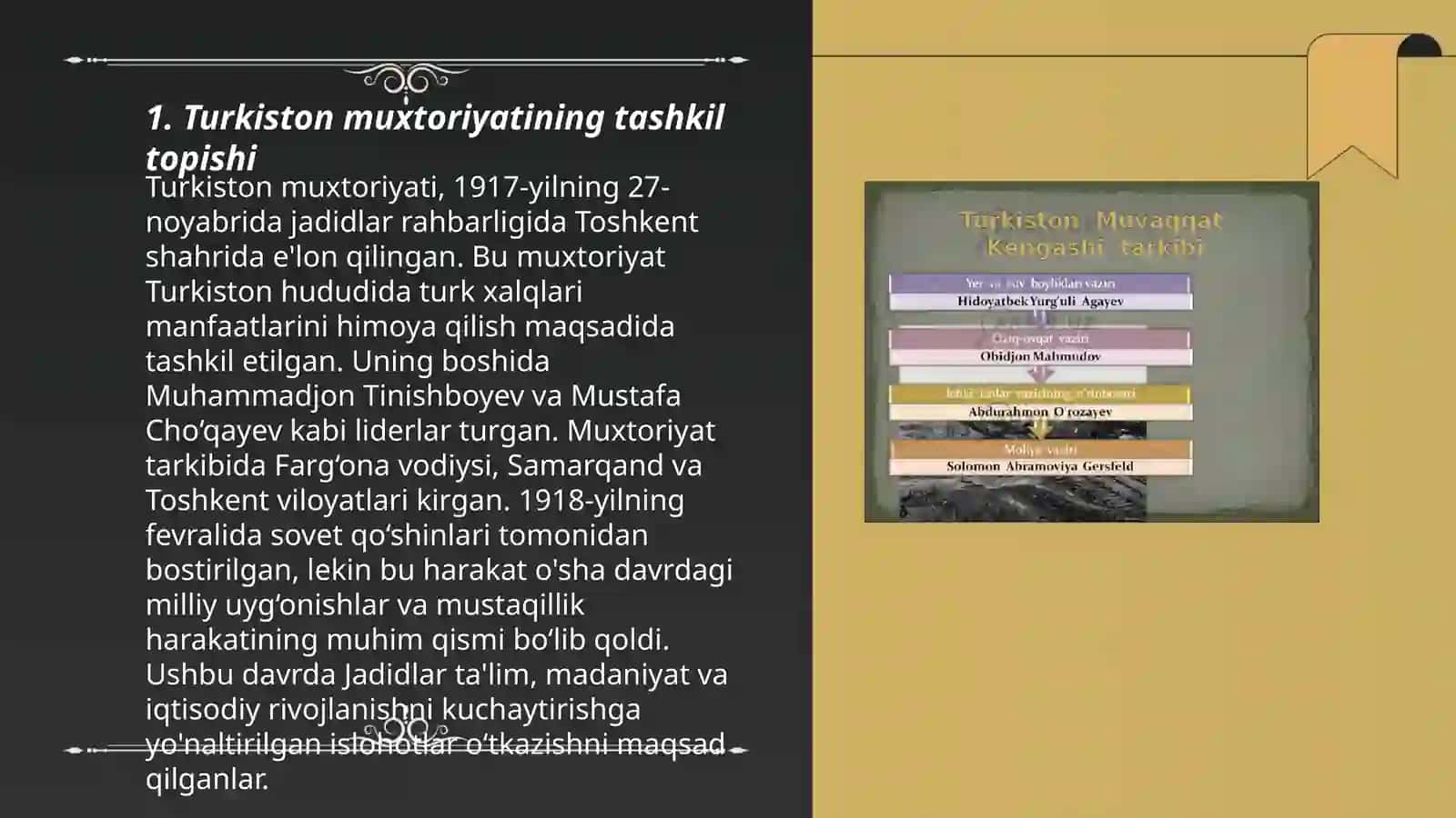 Turkiston muxtoriyati milliy demokratik davlat chilikning ilk tajribasi 3