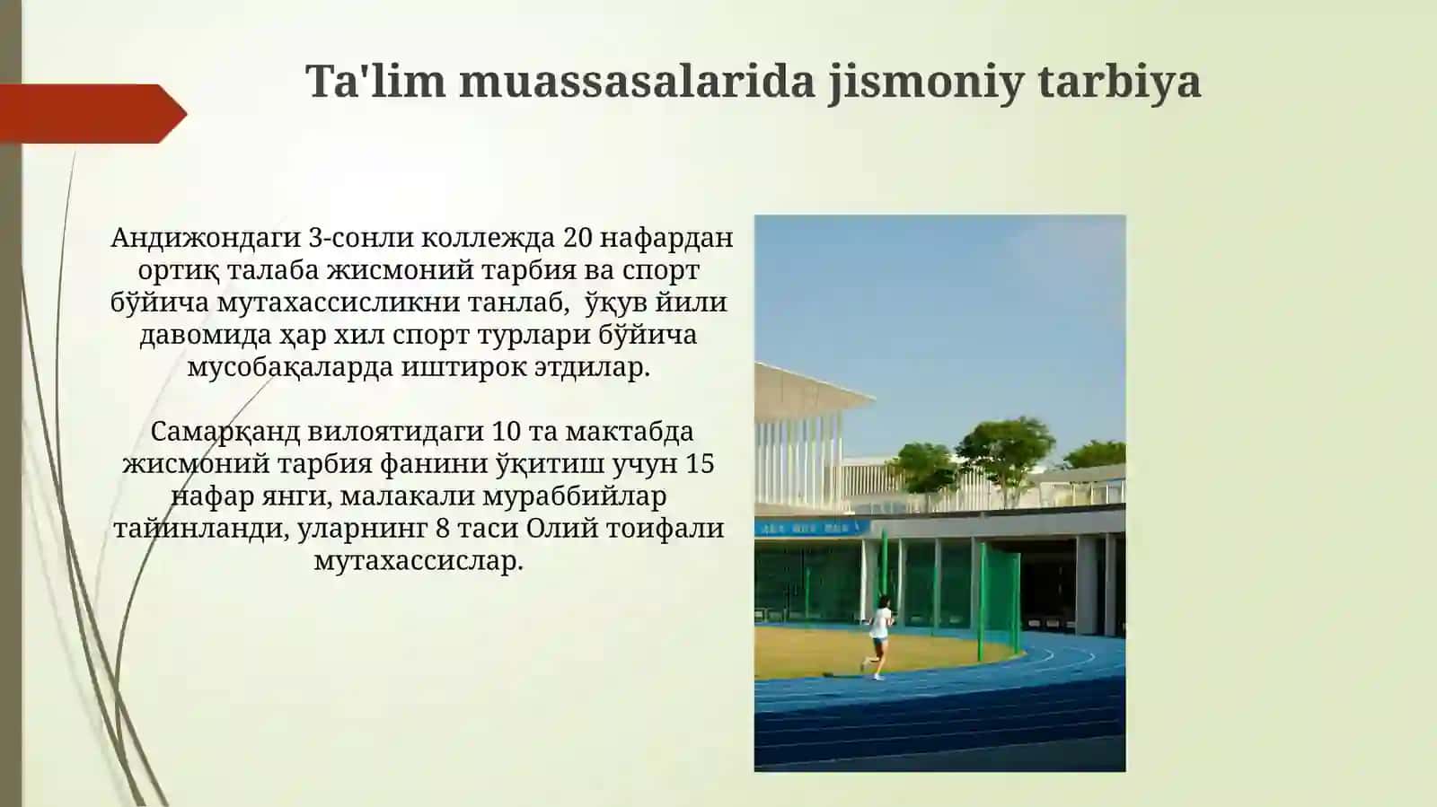 JISMONIY TARBIYA VA SPORTNI TASHKIL ETISH 3