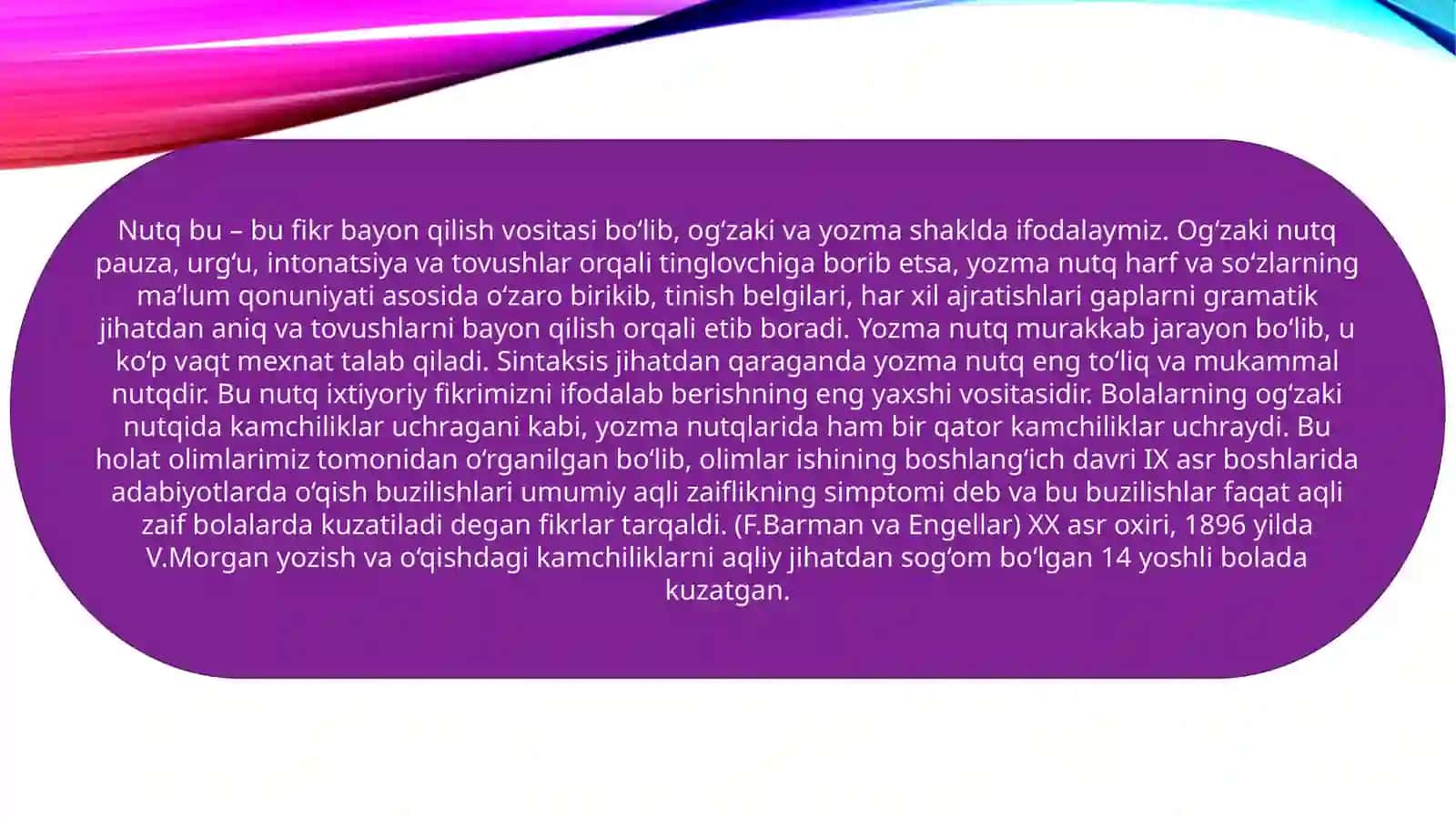 Yozma nutqdagi buzilishlarni bartaraf etishga doir differensiyallashgan korreksion-logopedik ishlar 3