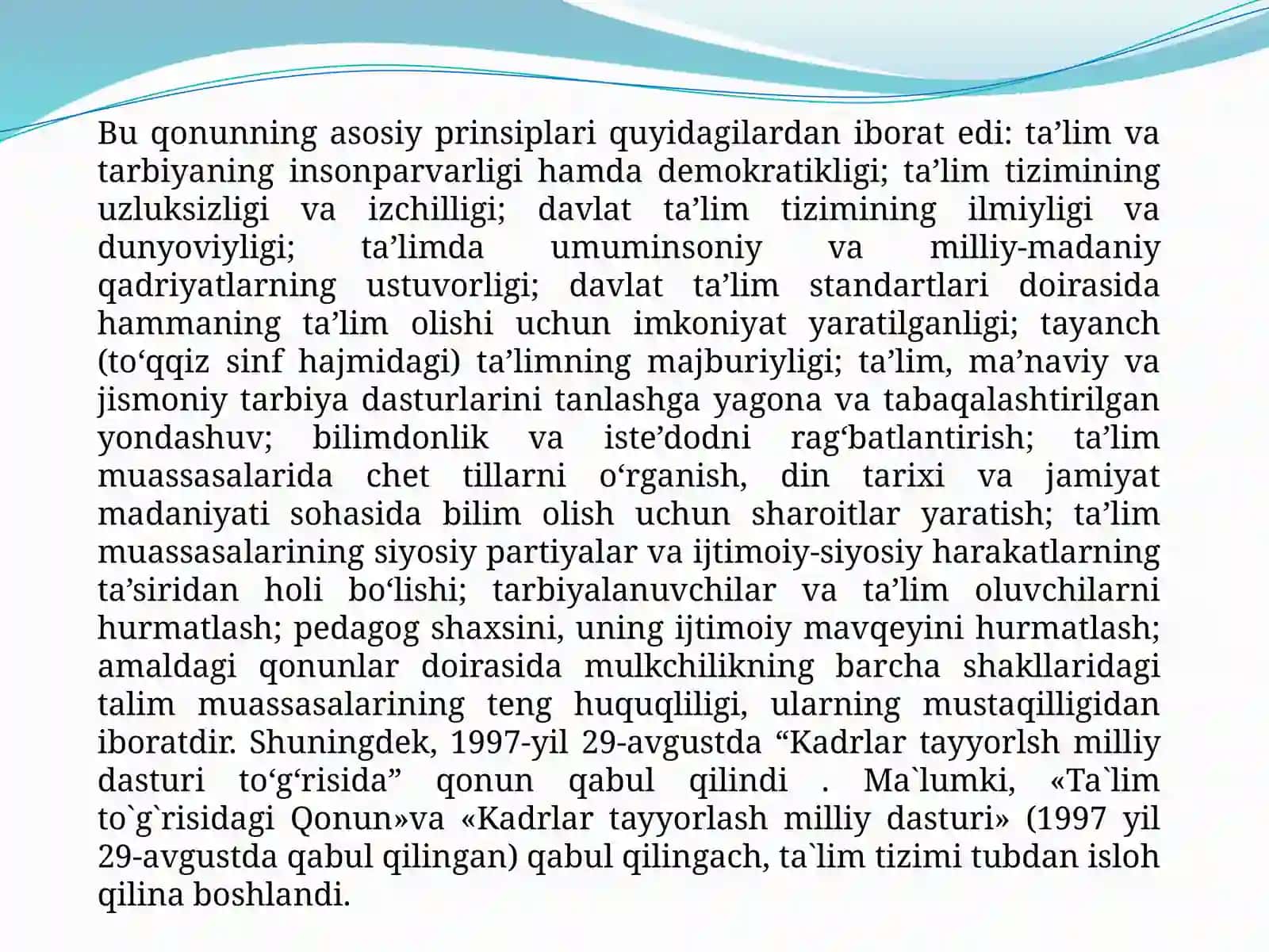 XXI asrning birinchi choragida ilmiy-texnika inqilobi asri. 3