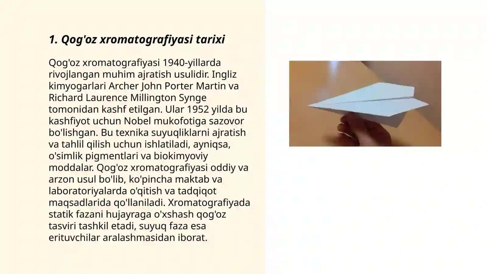 Qog'oz xromotografiyasi 3