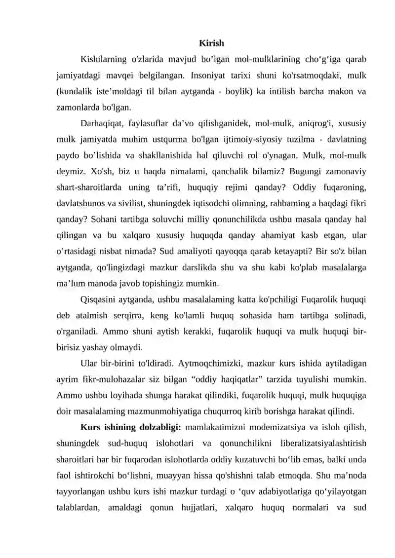 “MULK HUQUQINING KONSTITUTSIYAVIY ASOSLARI” 3