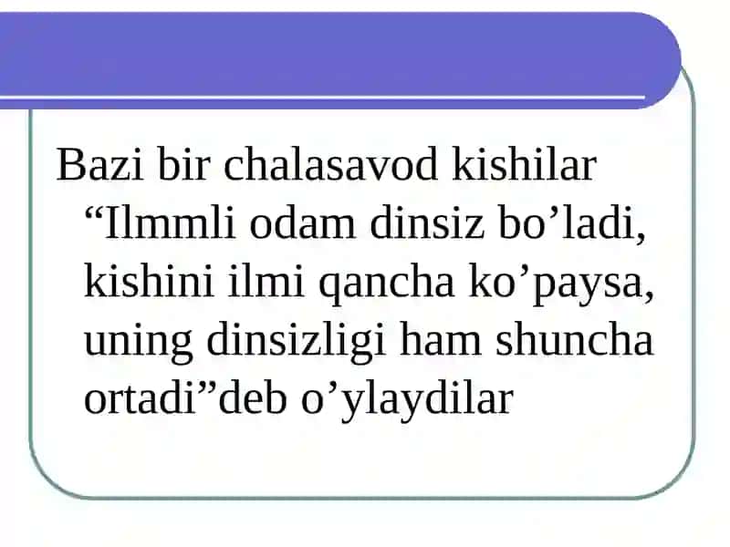 Sharq allomalar fanidan mustaqil ta’lim 3