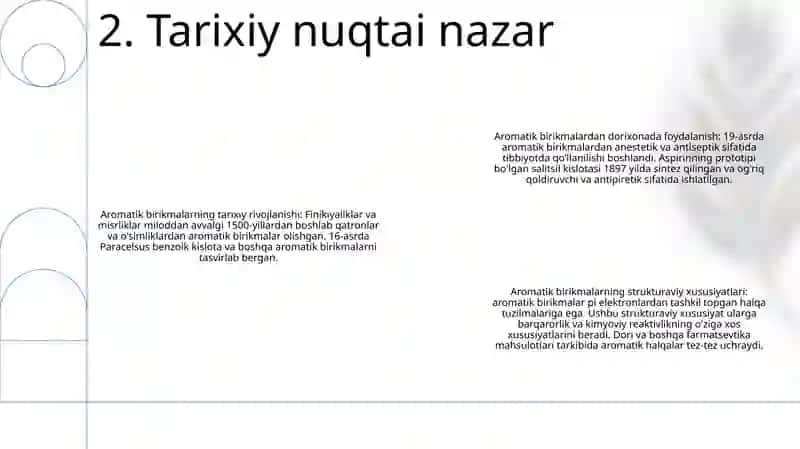 Dorivor Preparatlar Tarkibidagi Yetti A'Zoli Aromatik Birikmalar 3