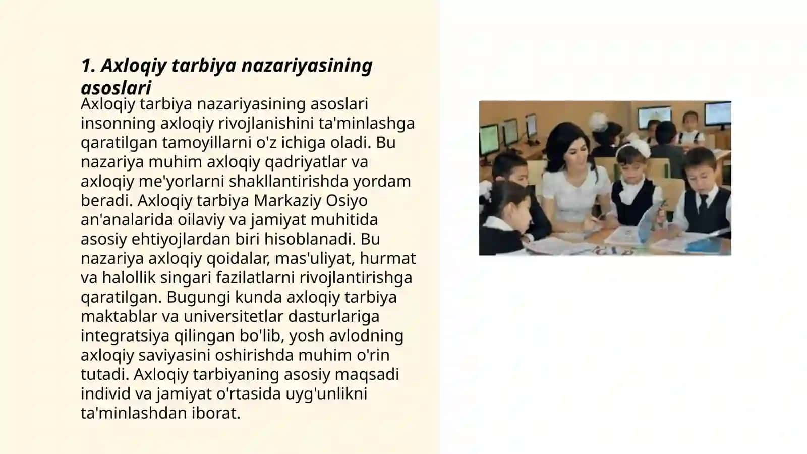 Axloqiy tarbiya nazariyasida shaxs va jamoa haqidagi ta'limot 3