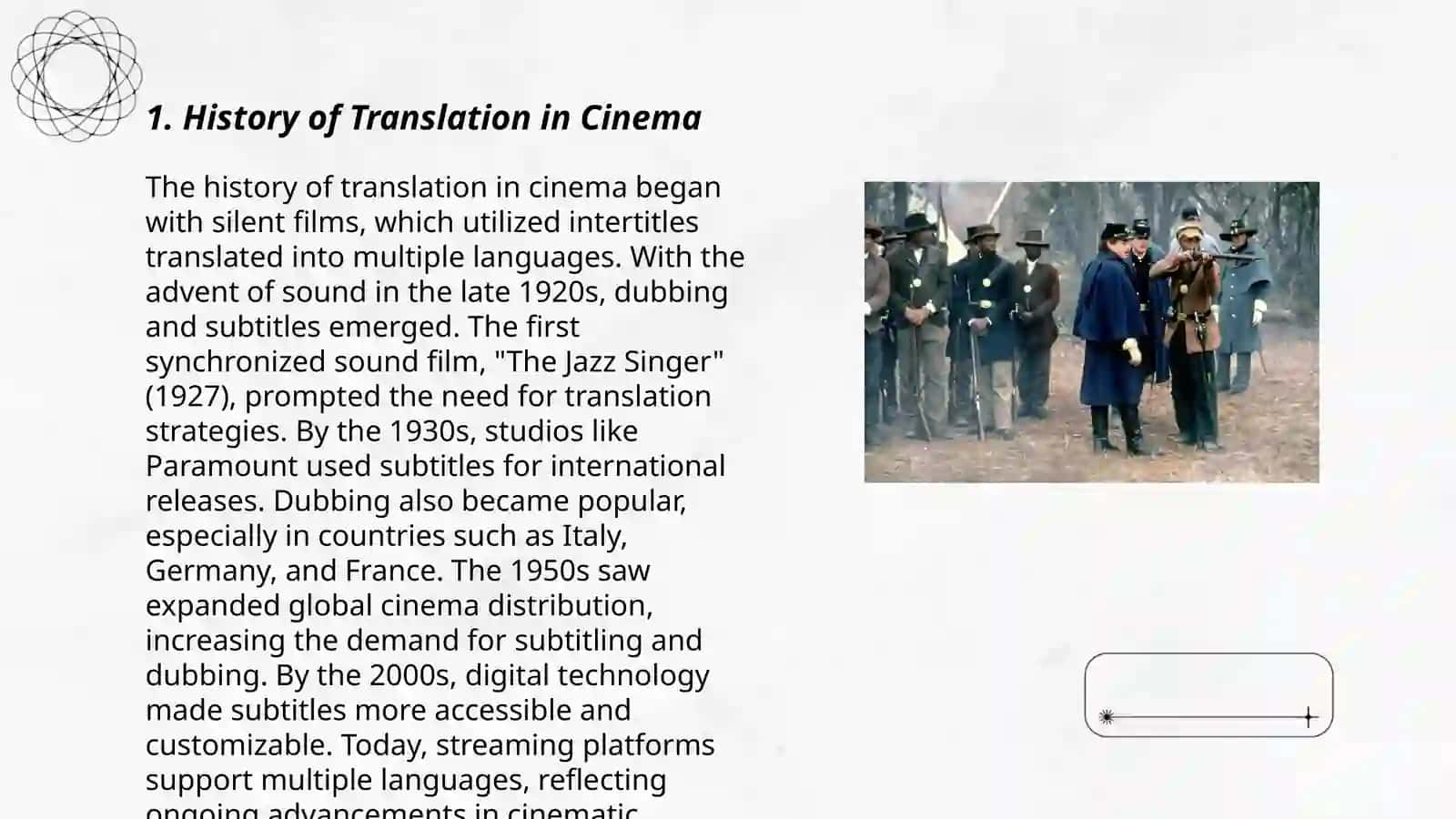 Translating historical films 3