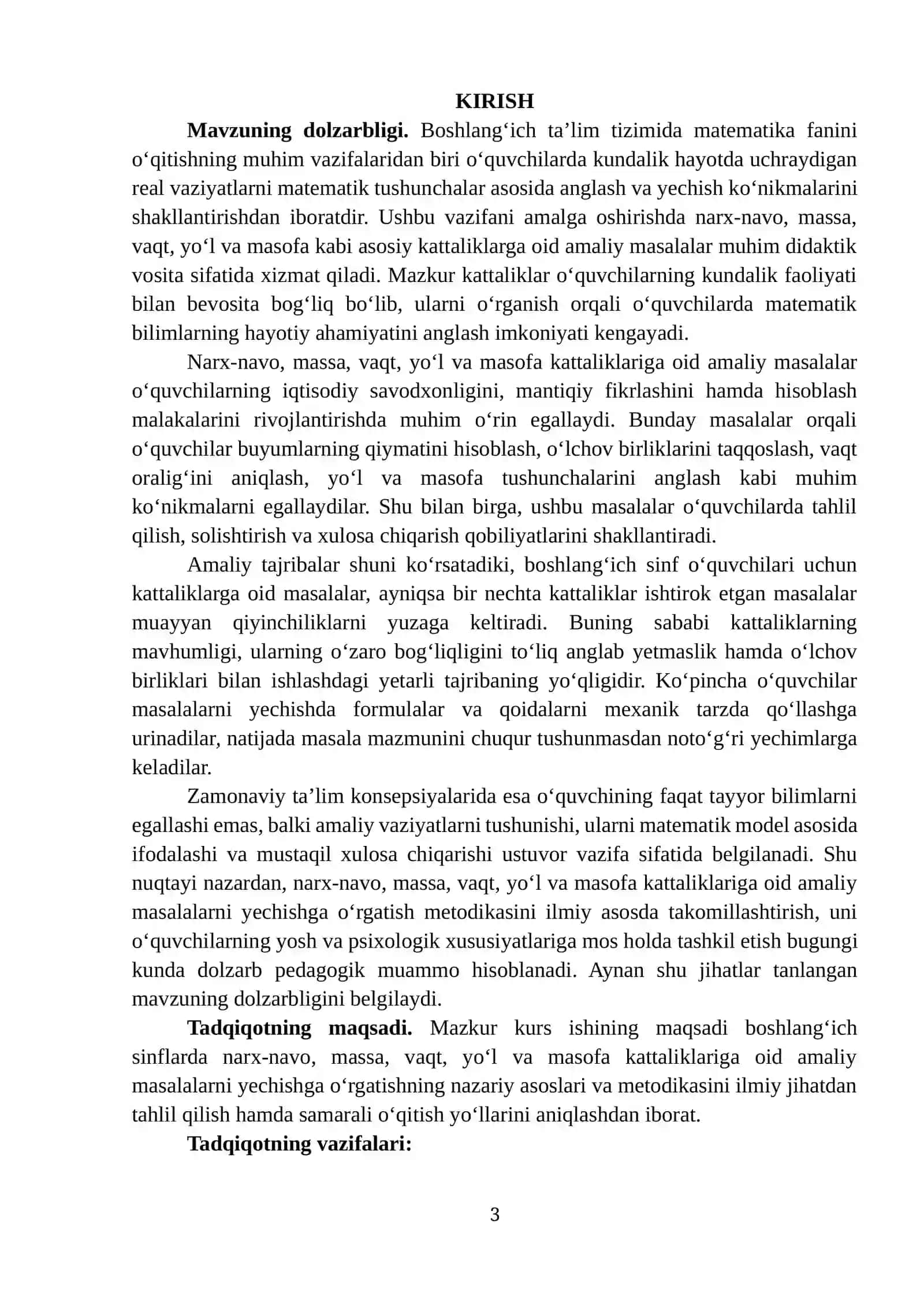 BOSHLANG‘ICH SINFLARDA ASOSIY MIQDORLAR VA ULARNI O‘LCHOV BIRLIKLARINI O‘RGATISH METODIKASI 3