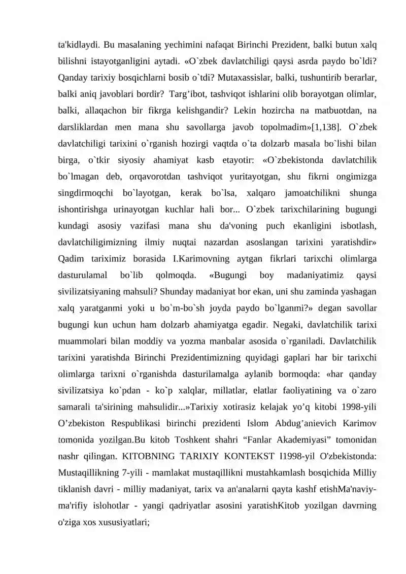Qoraqalpog'iston tarixi bo'yica mustaqil ish 3
