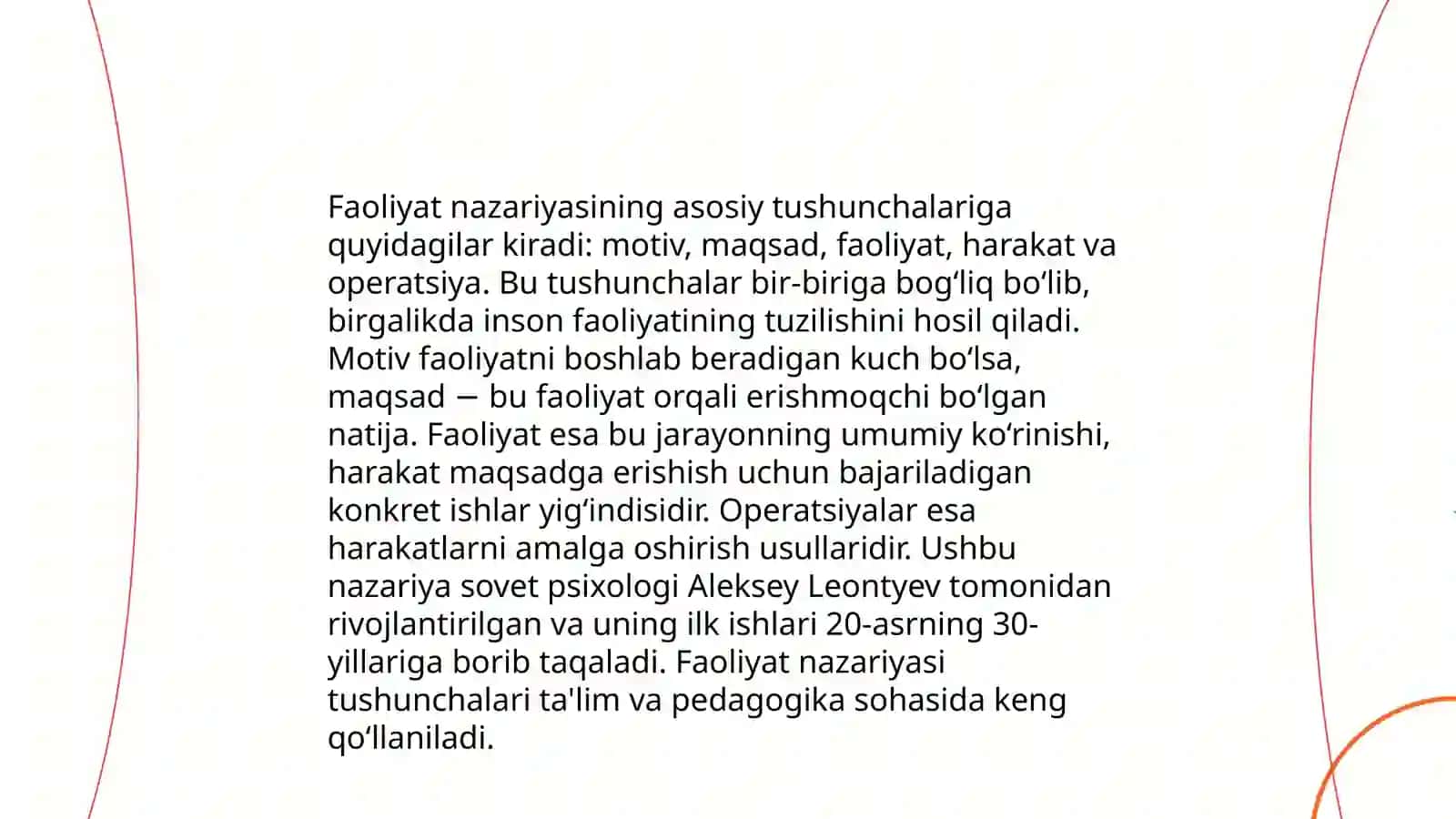 A. N. Leontevning faoliyat nazariyasi 3