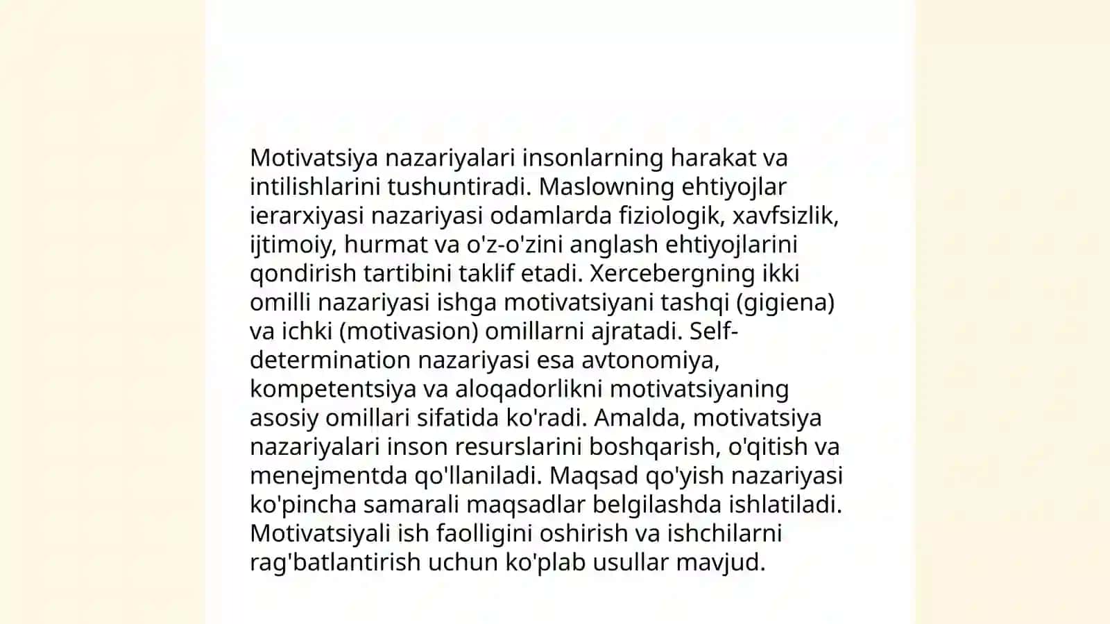 motivatsiya psixologiyasi,: nima uchun biz maqsadlar qo'yamiz 3