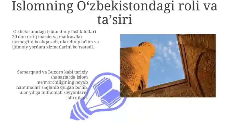 Islomning Oʻzbekistondagi roli va taʼsiri 3