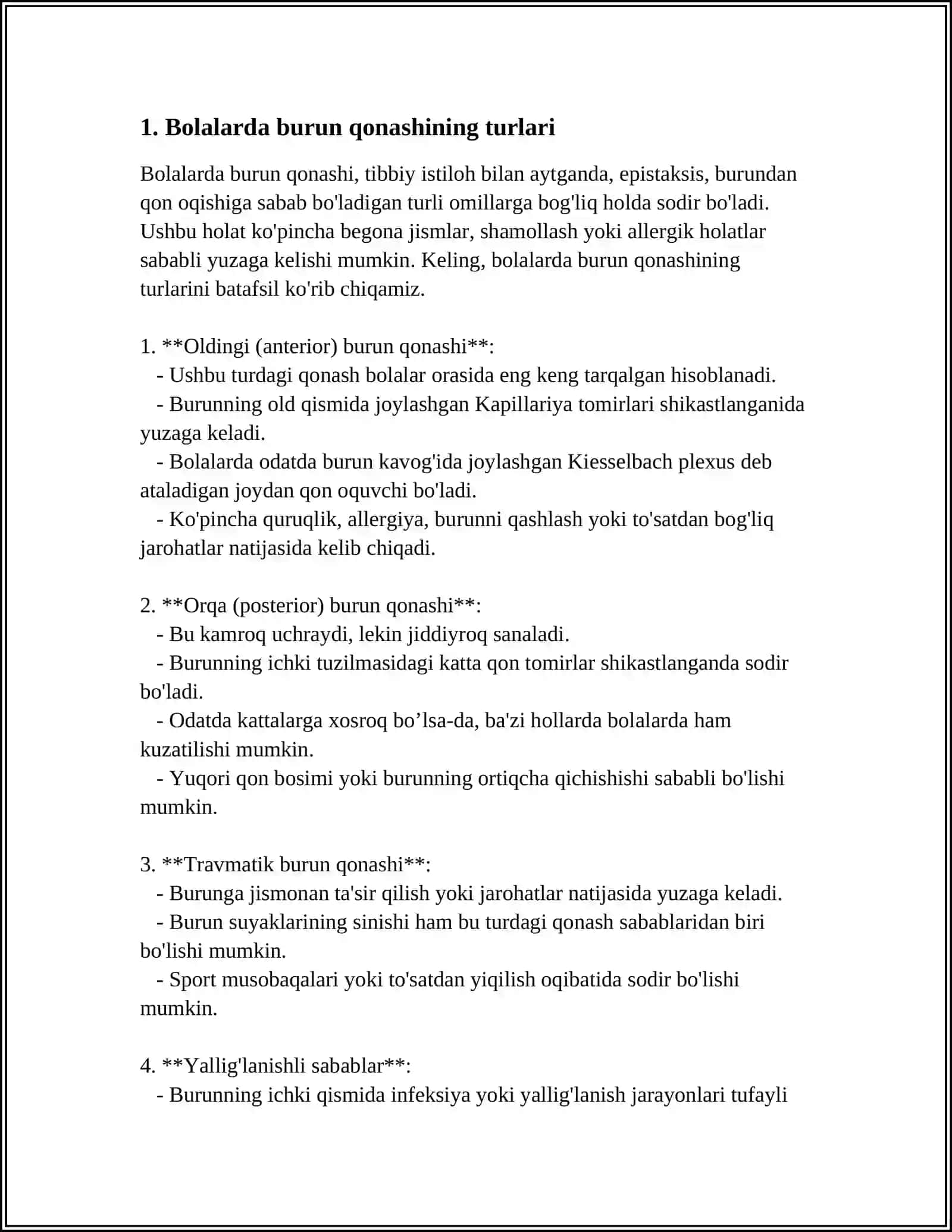 BOLALARDA BURUN QONASHI SINDROMI 3