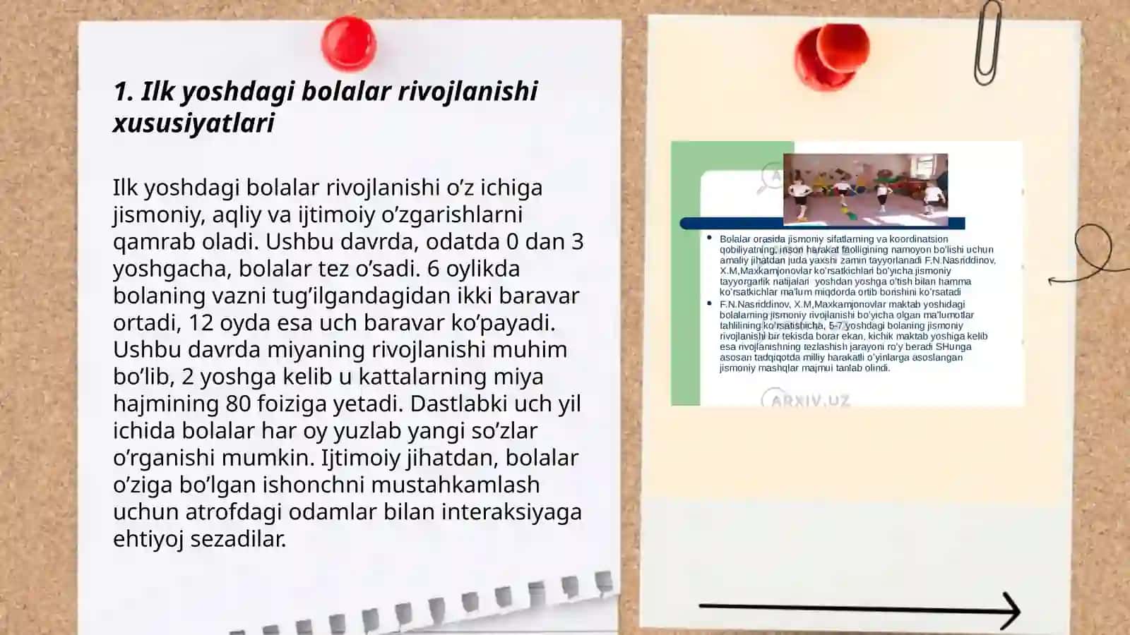 Kamalova Ma'muraning Ilk va maktabgacha yoshdagi bolalar pedagogikasi 3