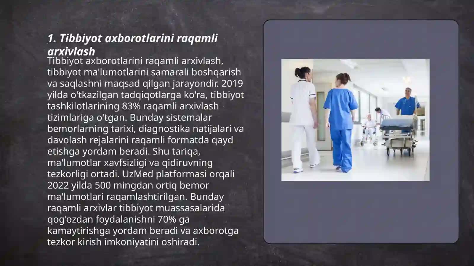 Tibbiyot axborotlarini arxivlash usullari 3
