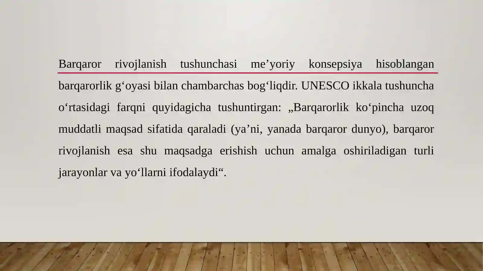 Yakuniy loyiha Barqaror kelajak sari 3