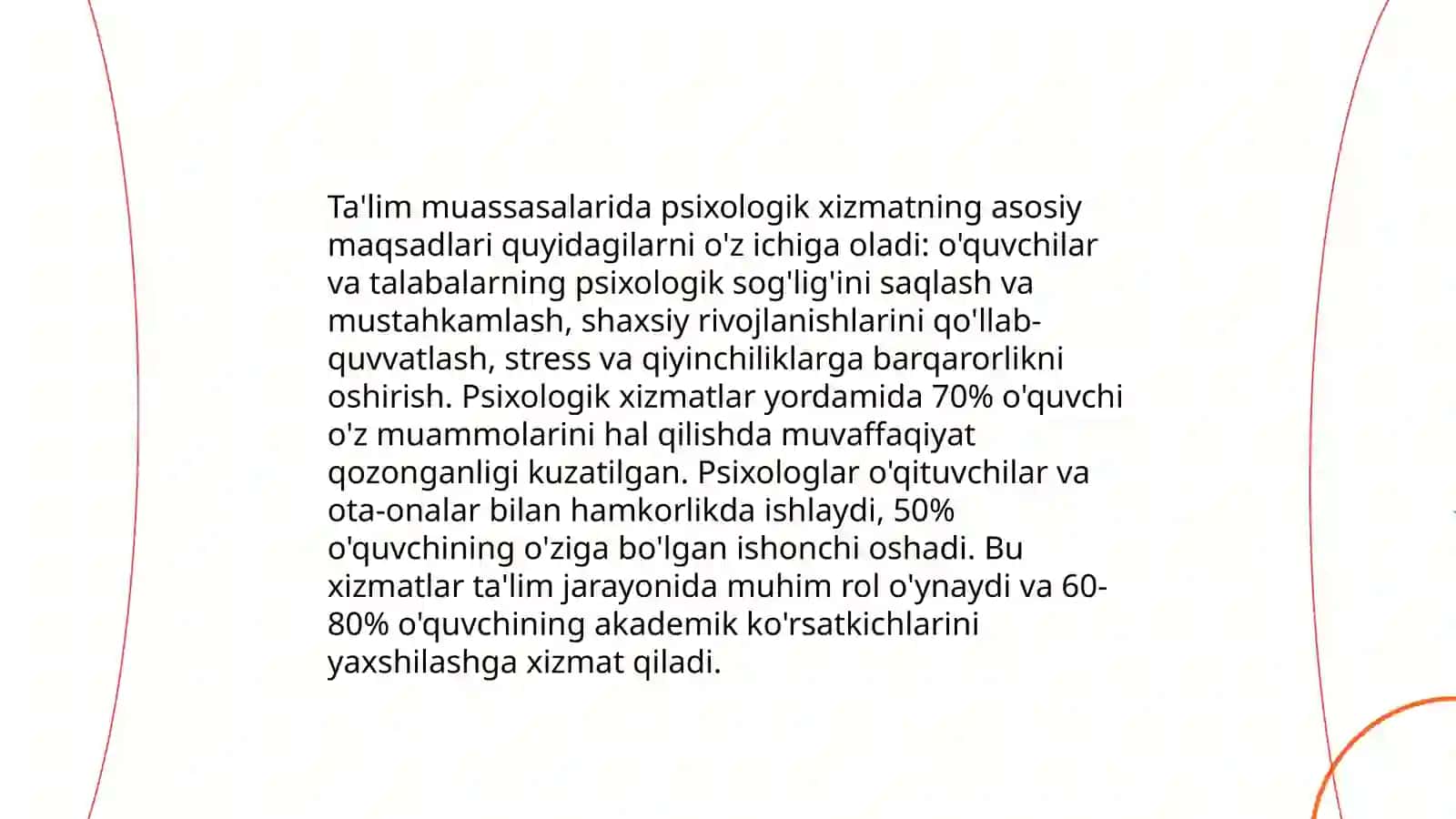 Ta'lim muassasalarida psixologik xizmat konsepsiyalari 3