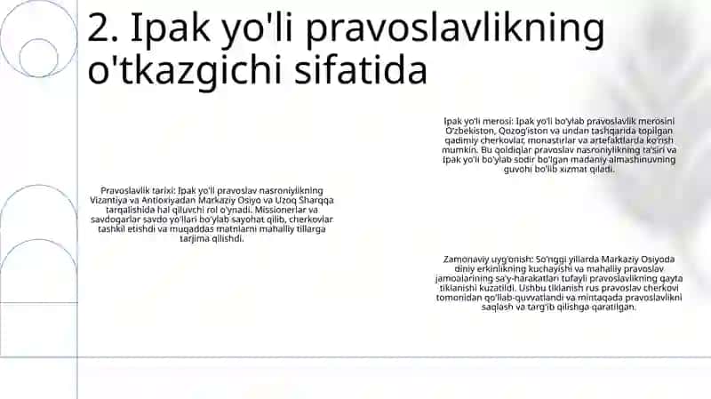O'Rta Osiyoga Pravoslavlikning Kirib Kelishi 3