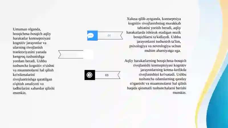 AQLIY HARAKATLARNING BOSQICHMA-BOSQICH RIVOJLANISH KONSEPSIYALARI 3