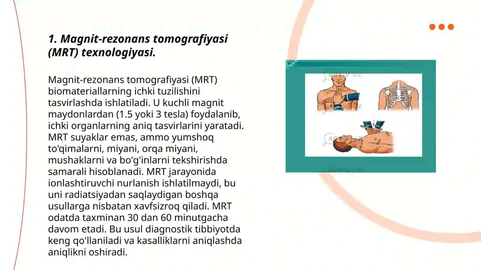 Magnit-rezonans tomografiyasi (MRT) texnologiyasi 3
