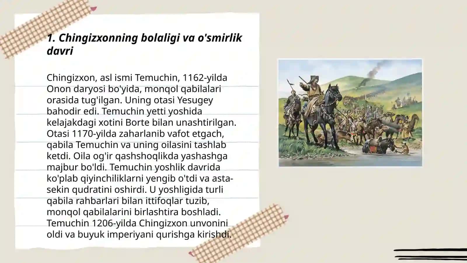 Chingizxon tarixi Referat 3