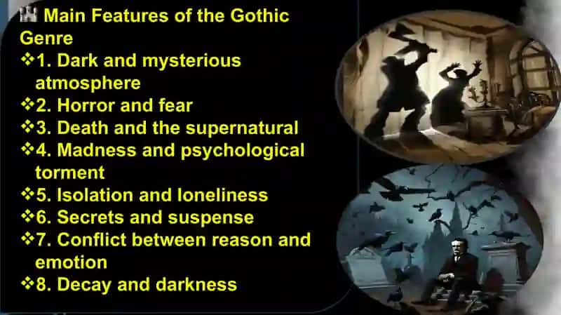 Slide about Gothic imagination of Edgar Allan Poe 3