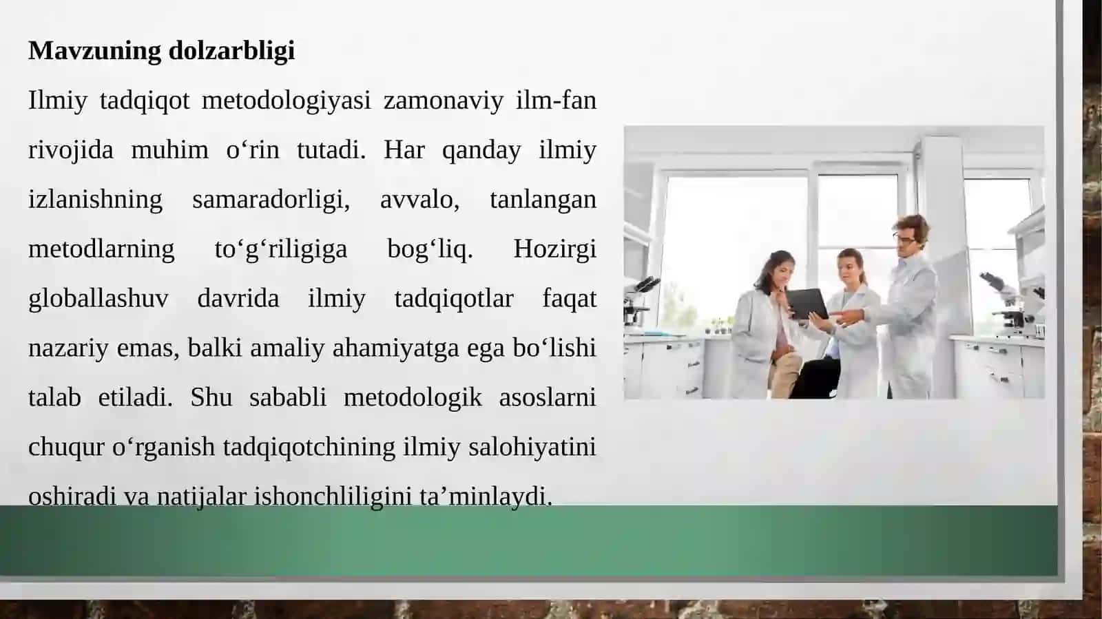 Tadqiqotlarning ilmiy metadologik usullari 3