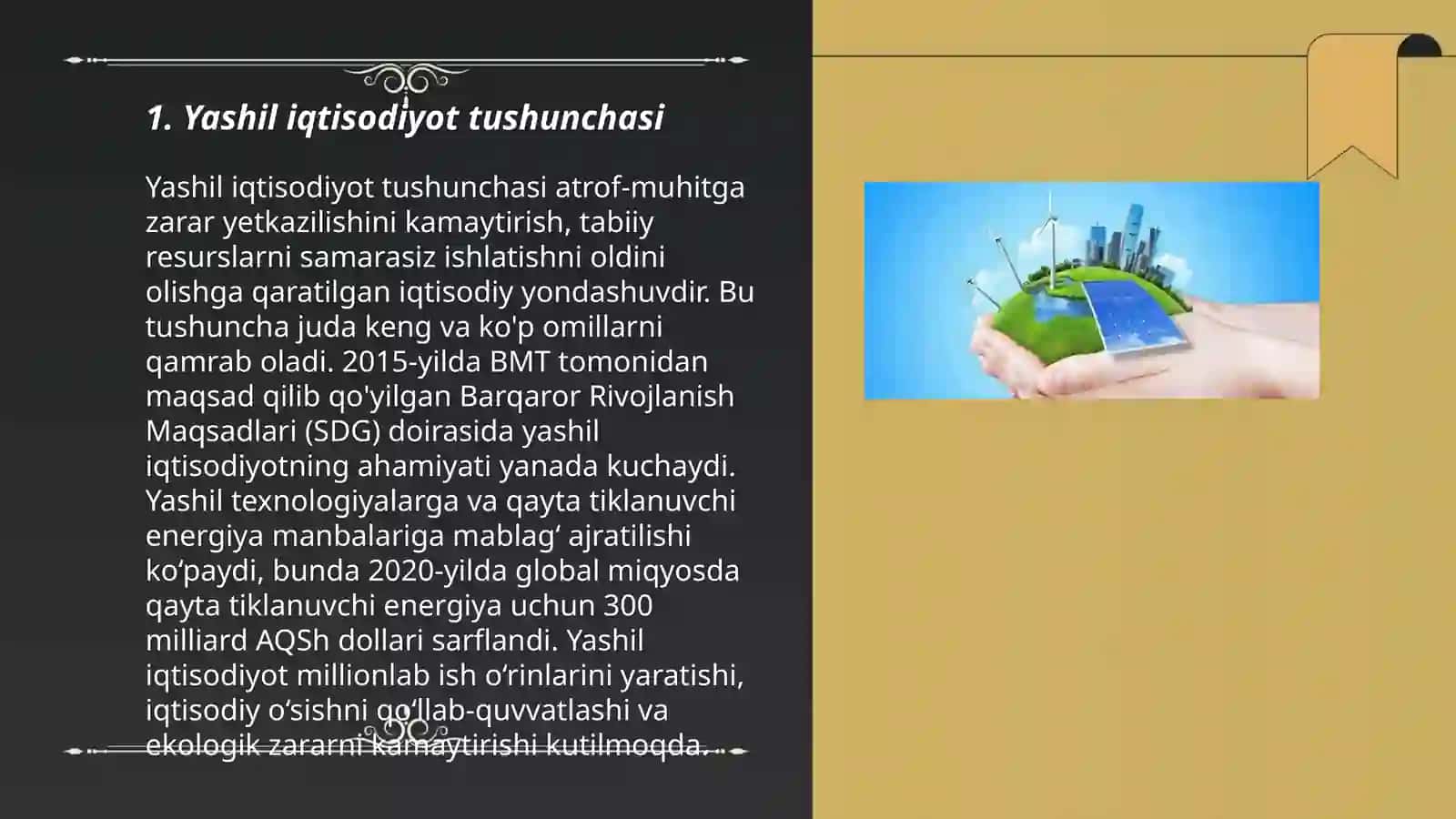 Yashil iqtisodiyotni baholashning kompleks usuli Jahon banki yondashuvi 3