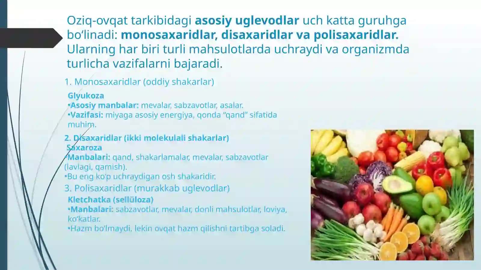 Uglevodlar.Monosaxaridlar Tuzilishi va Hossalari 3