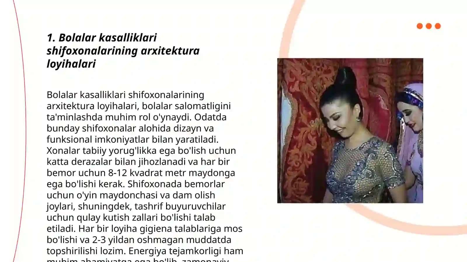 Bolalar kasalliklari shifoxonalarining arxitektura loyihalari 3