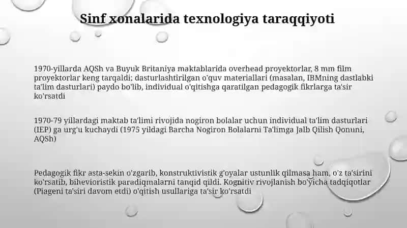 Pedagogik fikrlar tarqalishi 3