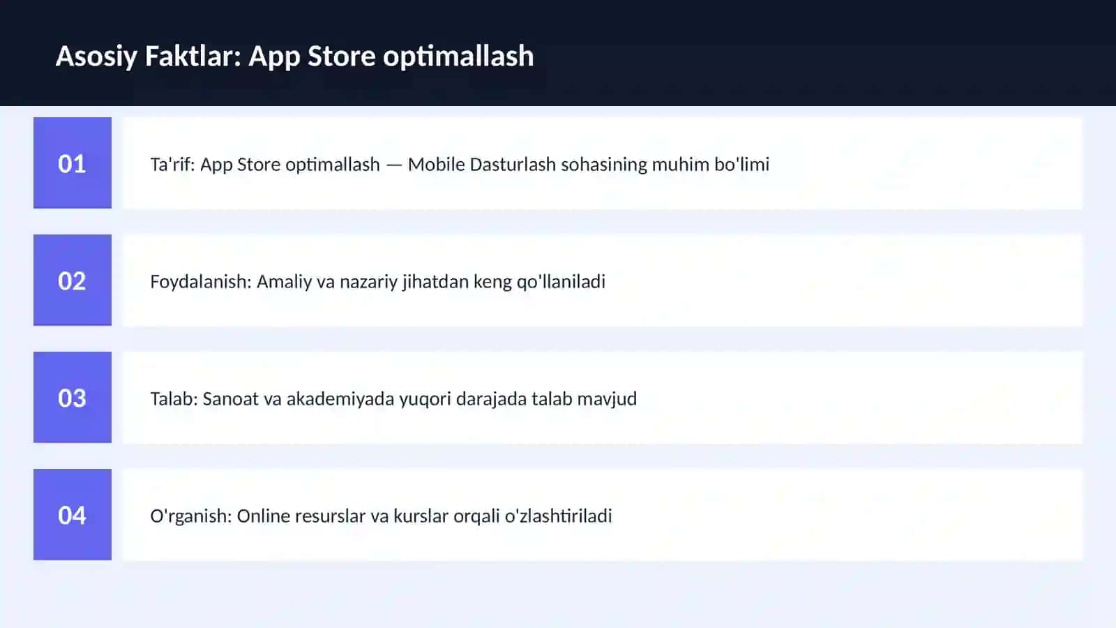 App Store optimallash 3