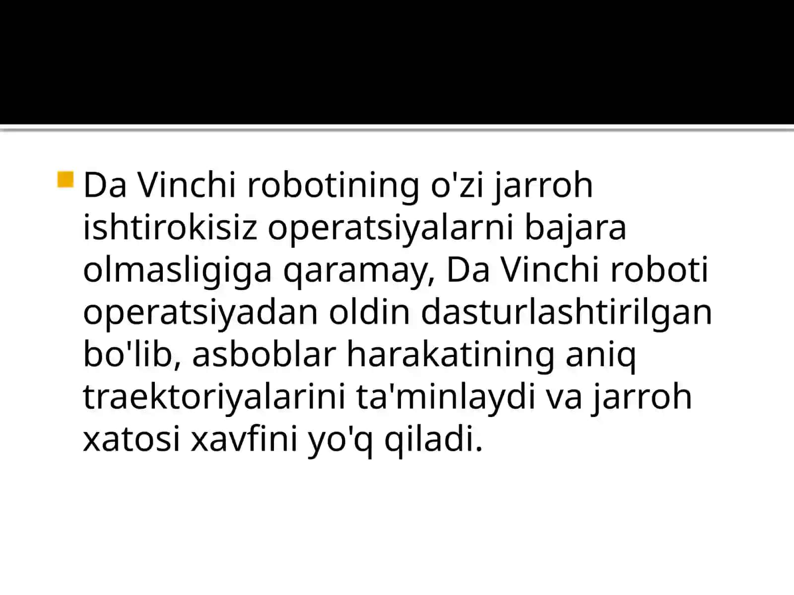 Robotvarobotyordamidabajariladiganoperatsiyalar 3