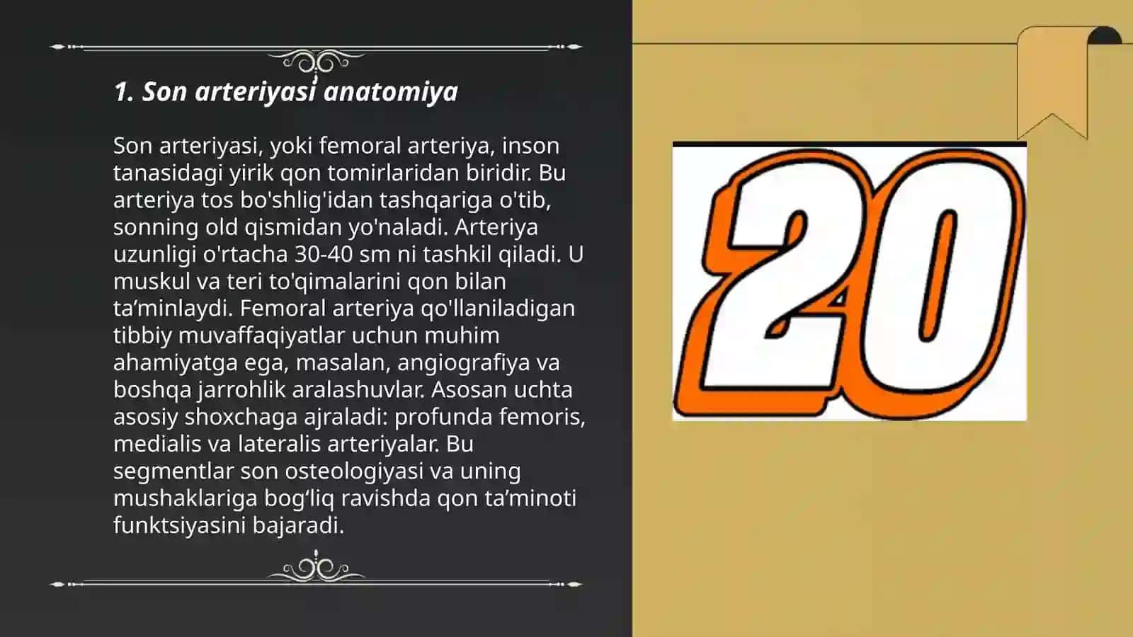 Son arteriyasini topib bogʻlash 3