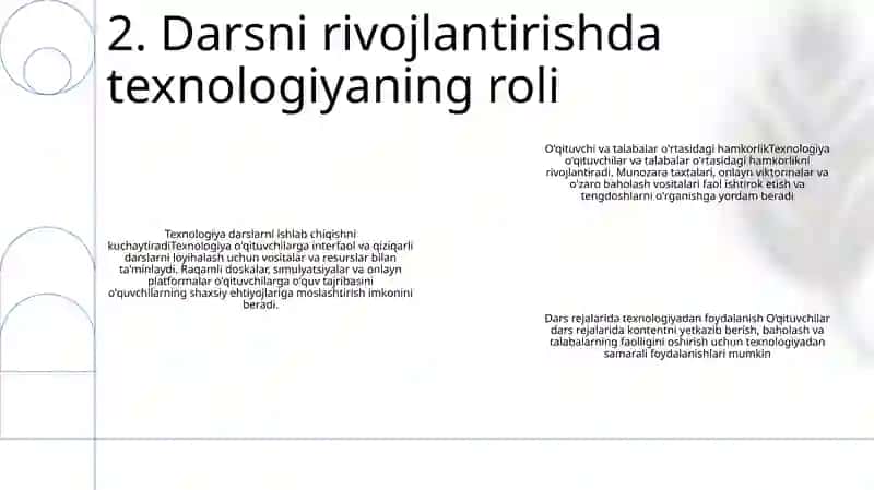 Nuklein Kislotalar Mavzusi BoʻYicha OʻQituvchi Va OʻQuvchi Hamkorligida OʻQitish Texnologiyasidan Foydalanib Dars Ishlanmalarini Ishlab Chiqish 3