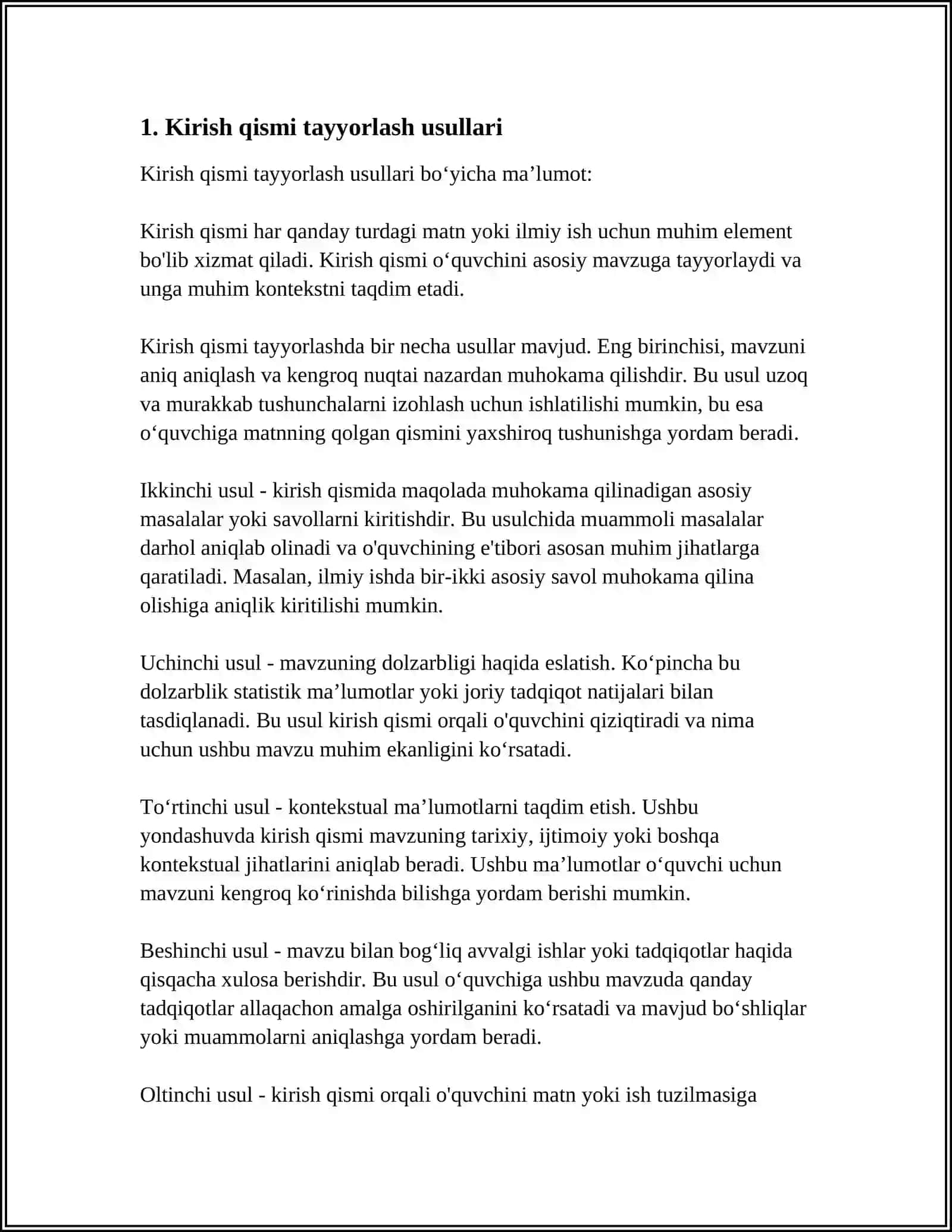 TAQDIMOTLARNI TAYYORLASHDA ZARUR METODIK VA TEXNIK TALABLAR 3