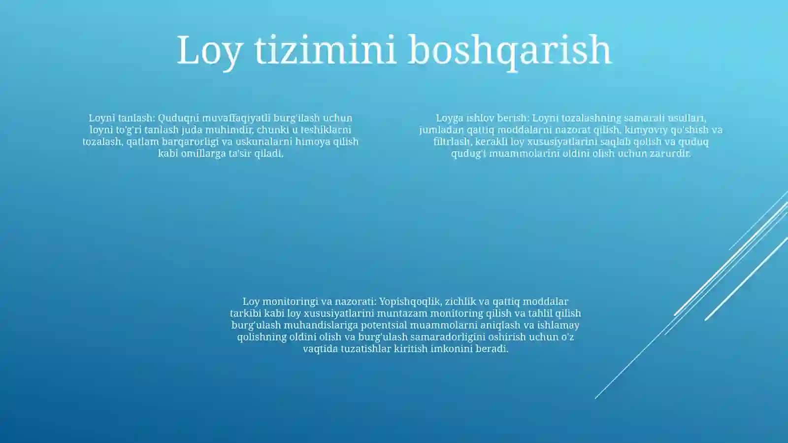 Naft Va Gaz Qazib Olishda Maxsus Burg'Ilar 3