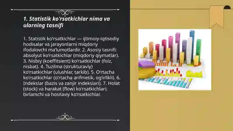 Statistik koʻrsatkichlar 3