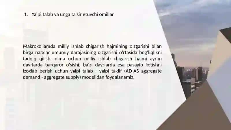 Yalpi talab , yalpi taklif 3