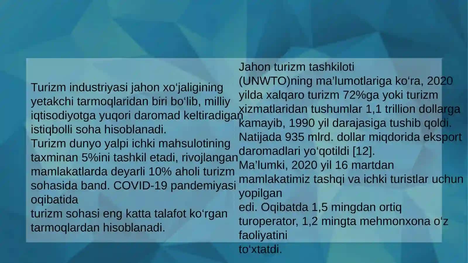 Tarixiy turistik markazlarning iqtisodiyot rivojlanishiga ta’siri 3