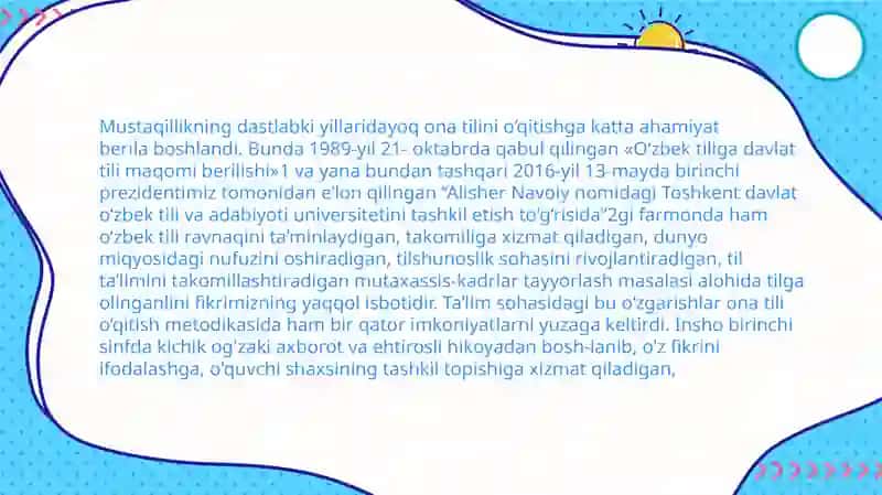 INSHONING MAZMUN-MOHIYATIGA KO'RATURLARI: ADABIY, ILMIY VA ERKININSHOLAR 3