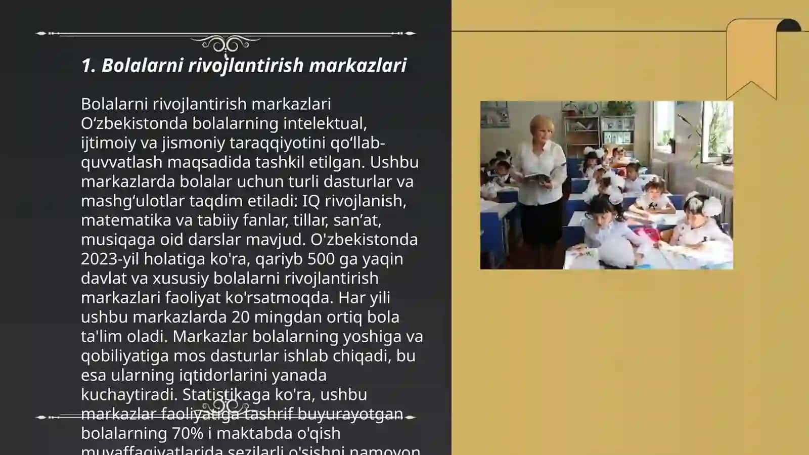 Bolalarni rivojlantirish markazlari 3