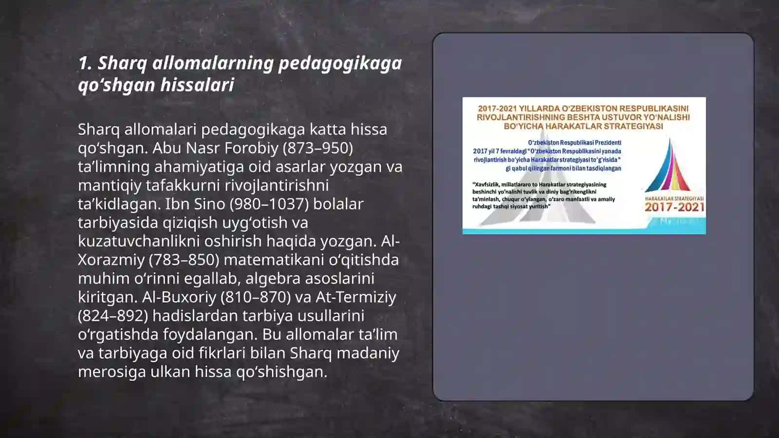 Beshta sharq va beshta gʻarb allomalarning kreativ pedagogikaga qoʻshgan hissalari 3