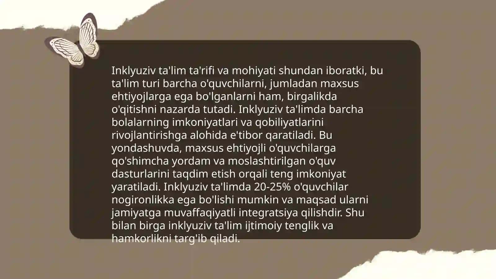 Inklyuziv Ta'lim 3