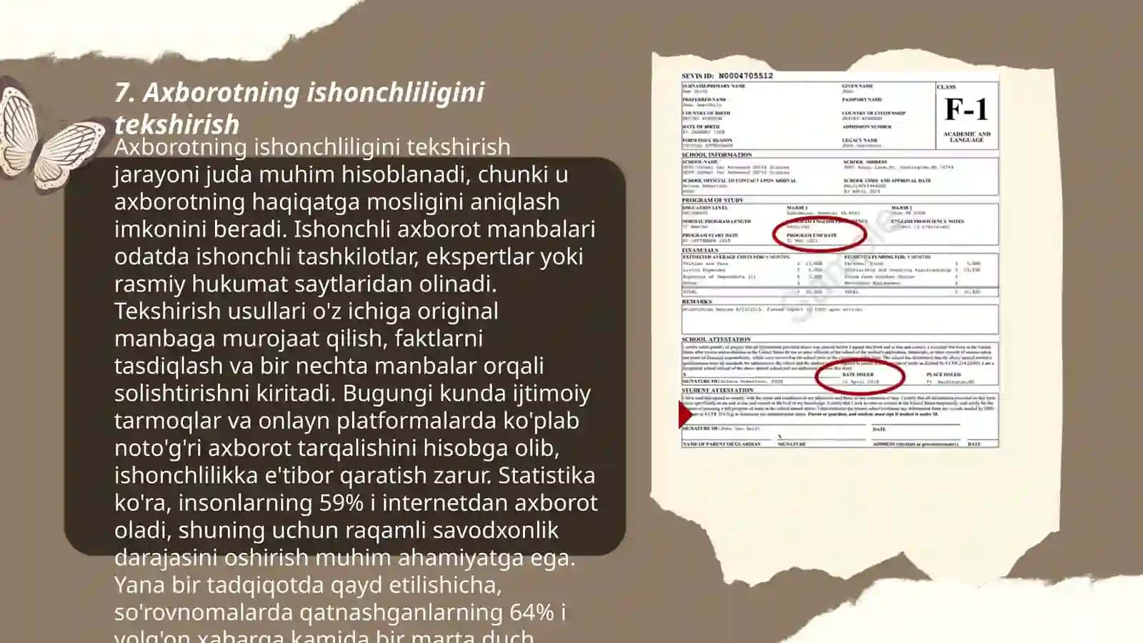 Axborotning ishonchliligini tekshirish 3