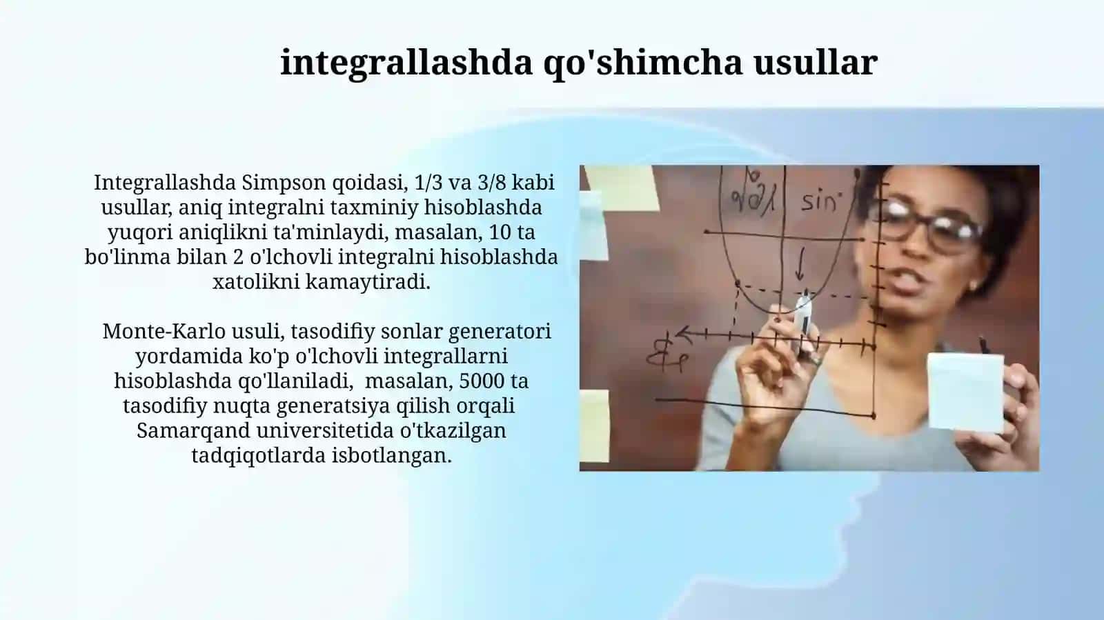 Integral usuli va uni tahlilda qo'llanilishi 3