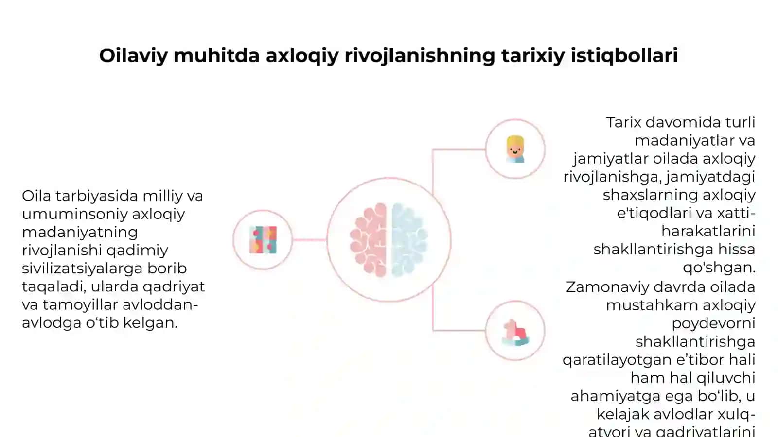 Oila tarbiyasida milliy
va umuminsoniy axloqiy
madaniyatni
rivojlantirish 3