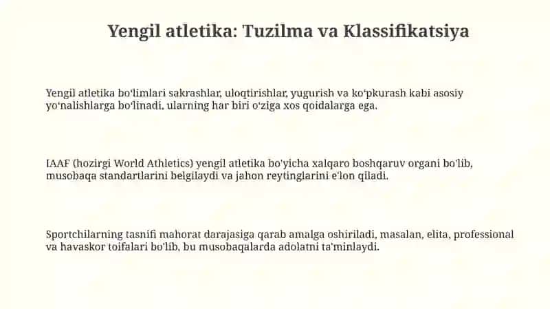Yengil atletika bulimlari va turkimlanishi 3